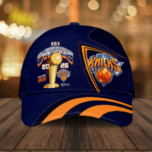 New York Knicks 2026 NBA Finals Champions Classic Cap - HOATT18914