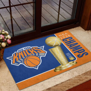 New York Knicks 2026 NBA Finals Champions Doormat - HOATT18622