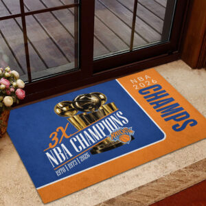New York Knicks 2026 NBA Finals Champions Doormat - HOATT18798