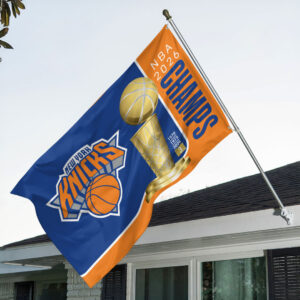 New York Knicks 2026 NBA Finals Champions 3D Double-side House Flag - HOATT18797