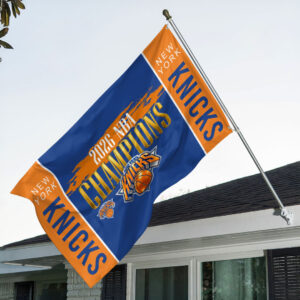 New York Knicks 2026 NBA Finals Champions 3D Double-side House Flag - HOATT18871