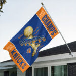 New York Knicks 2026 NBA Finals Champions 3D Double-side House Flag – HOATT18911