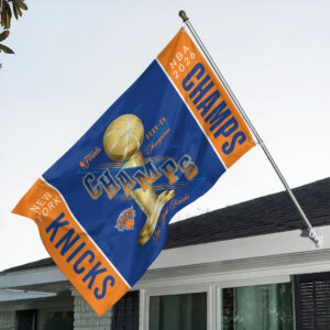 New York Knicks 2026 NBA Finals Champions 3D Double-side House Flag - HOATT18911