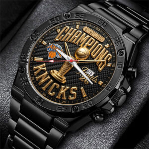 New York Knicks 2026 NBA Finals Champions Gentleman Stainless Steel Watch - TMTHU6943
