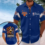 New York Knicks 2026 NBA Finals Champions Short Sleeve Button-Down Shirt – HOATT18996