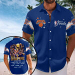 New York Knicks 2026 NBA Finals Champions Short Sleeve Button-Down Shirt – HOATT19045