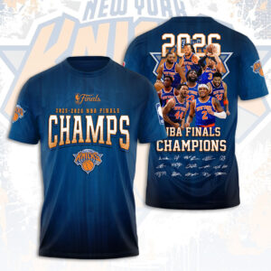 New York Knicks 2026 NBA Finals Champions 3D Apparel - HOATT18868
