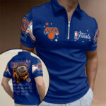 New York Knicks 2026 NBA Finals Champions Zip Polo Shirt – HOATT19052