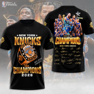 New York Knicks NBA Finals Champions 2026 3D Apparel - TMTHU6808