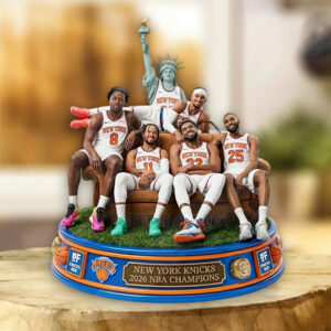 New York Knicks NBA Champions 2026 Custom Shape Acrylic Plaque - TMTHU6991