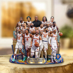 New York Knicks NBA Champions 2026 Custom Shape Acrylic Plaque - TMTHU6845