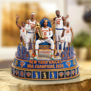 New York Knicks NBA Champions 2026 Custom Shape Acrylic Plaque - TMTHU6848