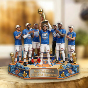 New York Knicks NBA Champions 2026 Custom Shape Acrylic Plaque - TMTHU6959
