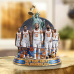 New York Knicks NBA Champions 2026 Custom Shape Acrylic Plaque – TMTHU7056