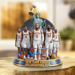 New York Knicks NBA Champions 2026 Custom Shape Acrylic Plaque - TMTHU7056