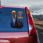 New York Knicks NBA Finals Champions 2026 3D Car Sticker – TANTN23916