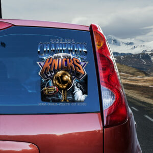 New York Knicks NBA Finals Champions 2026 3D Car Sticker - TANTN23918