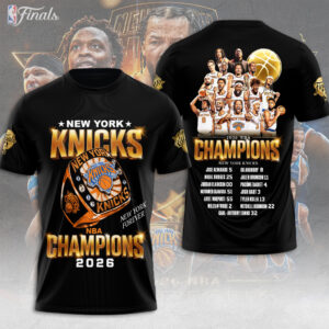 New York Knicks NBA Finals Champions 2026 3D Apparel - TMTHU6886