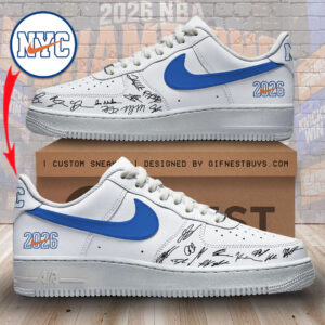 New York Knicks NBA Finals Champions 2026 AF1 Sneaker – TMTHU6918