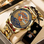 New York Knicks NBA Finals Champions 2026 Alloy Luxury Quartz Watch – TANTN23767