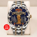 Personalized New York Knicks NBA Finals Champions 2026 Alloy Luxury Quartz Watch – TANTN23967