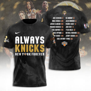 New York Knicks NBA Finals Champions 2026 3D Apparel - TANTN23637