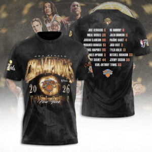 New York Knicks NBA Finals Champions 2026 3D Apparel - TANTN23639