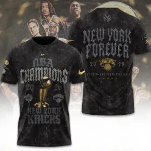 New York Knicks NBA Finals Champions 2026 3D Apparel - TANTN23645
