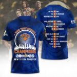 New York Knicks NBA Finals Champions 2026 3D Apparel – TANTN23667