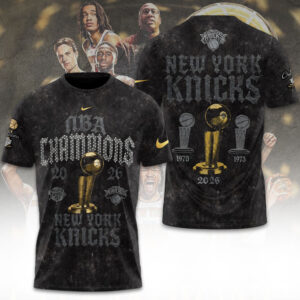 New York Knicks NBA Finals Champions 2026 3D Apparel - TANTN23814