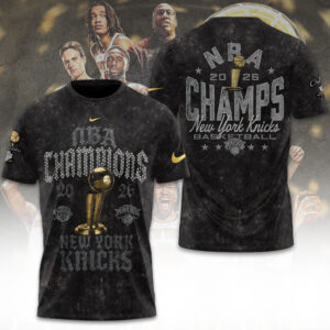 New York Knicks NBA Finals Champions 2026 3D Apparel - TANTN23815