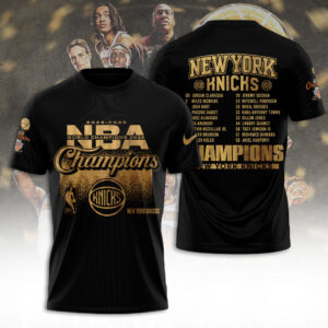 New York Knicks NBA Finals Champions 2026 3D Apparel - TANTN23820