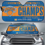 New York Knicks NBA Finals Champions 2026 Auto Sun Shade – TANTN23711