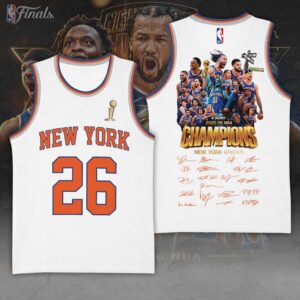 New York Knicks NBA Finals Champions 2026 Basketball Jersey - TMTHU6916
