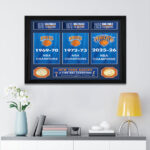 New York Knicks NBA Finals Champions 2026 Rectangle Canvas With Inner Frame – TANTN23727