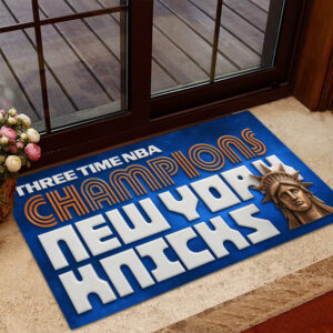 New York Knicks NBA Finals Champions 2026 Doormat - TMTHU6811
