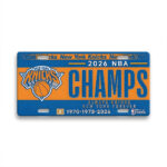 New York Knicks NBA Finals Champions 2026 License Plate – TANTN23684