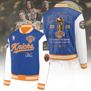New York Knicks NBA Finals Champions 2026 Varsity Jacket – TANTN23669