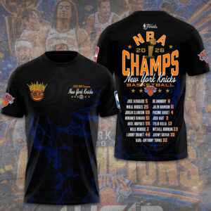 New York Knicks 2026 NBA Champions 3D Apparel - GNE7182