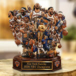 New York Knicks 2026 NBA Champions Custom Shape Acrylic Plaque – GNE7177
