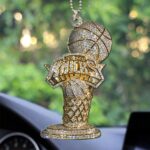 New York Knicks 2026 NBA Finals Champions Custom shape 2-sided Acrylic Car Ornament – HOATT18961