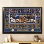 New York Knicks 2026 NBA Finals Champions Rectangle Canvas With Inner Frame – HOATT18773