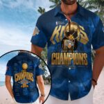 New York Knicks 2026 NBA Finals Champions Short Sleeve Button-Down Shirt – HOATT19007