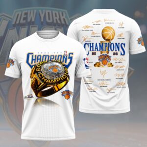 New York Knicks 2026 NBA Finals Champions 3D Apparel - HOATT18881