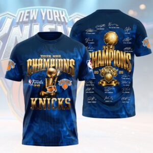 New York Knicks 2026 NBA Finals Champions 3D Apparel - HOATT19060
