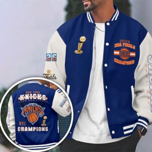New York Knicks 2026 NBA Finals Champions Varsity Jacket – HOATT18866