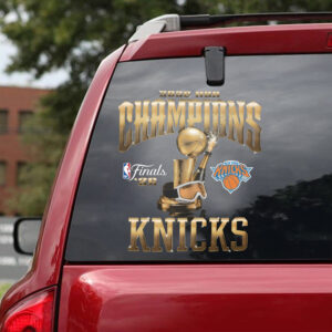 New York Knicks NBA Finals Champions 2026 3D Car Sticker - TANTN23920