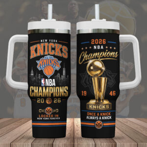 New York Knicks NBA Finals Champions 2026 40oz Tumbler - TANTN23799
