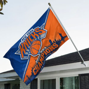 New York Knicks NBA Finals Champions 2026 3D Double-side House Flag - TANTN23802