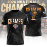 New York Knicks NBA Finals Champions 2026 3D Apparel – TANTN23632